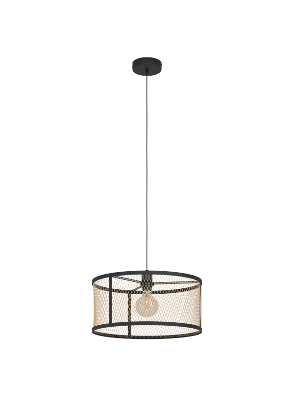 EGLO DELLOW pendant black/brass