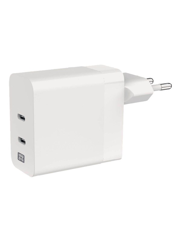 Xtrememac 65w Dual Usb C Charger | Eco Friendly Pd For Macbook &amp; Iphone
