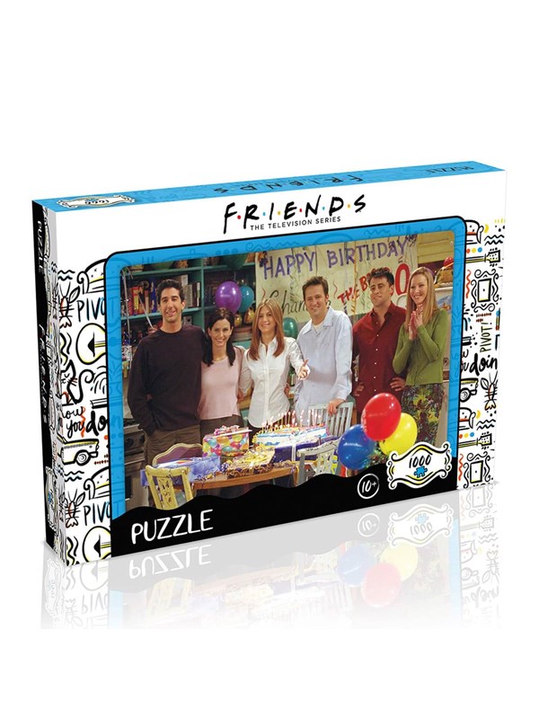 Winning Moves Puzzle - Friends Happy Birthday (1000 pieces) 2D Pussel