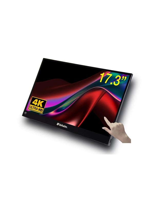 Produktfoto för 17" Verbatim PMT-17-4K - LCD monitor - 4K - 17.3"