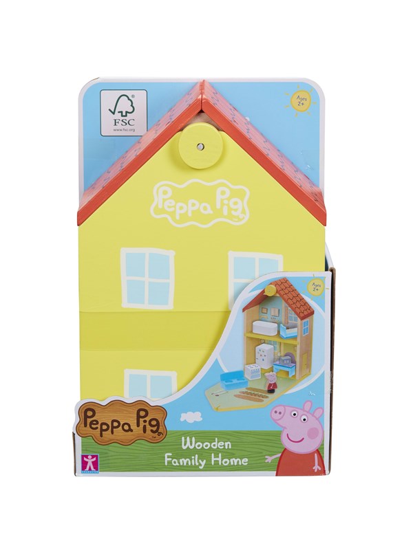 Peppa Pig Wooden Dollhouse With Accessories