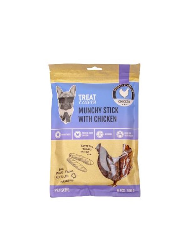 Treateaters - Munchy chicken roll 6 pcs