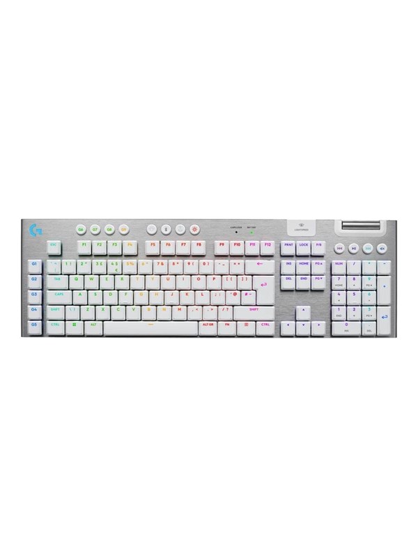 Logitech G G915 X Lightspeed Tactile 100 Full Storlek Standard Gaming Tangentbord Engelska Vit