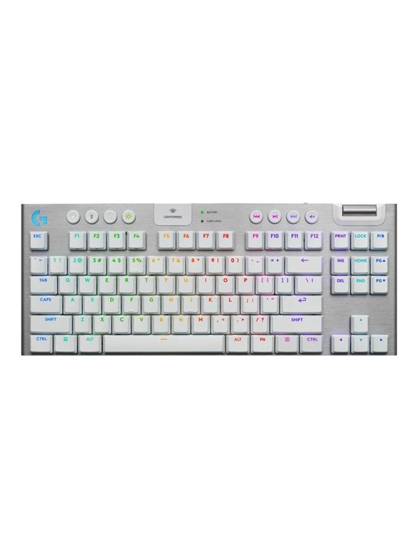 Logitech G915 X Lightspeed Tkl Tactile 80 Tkl Gaming Tangentbord Engelska Storbritannien Vit