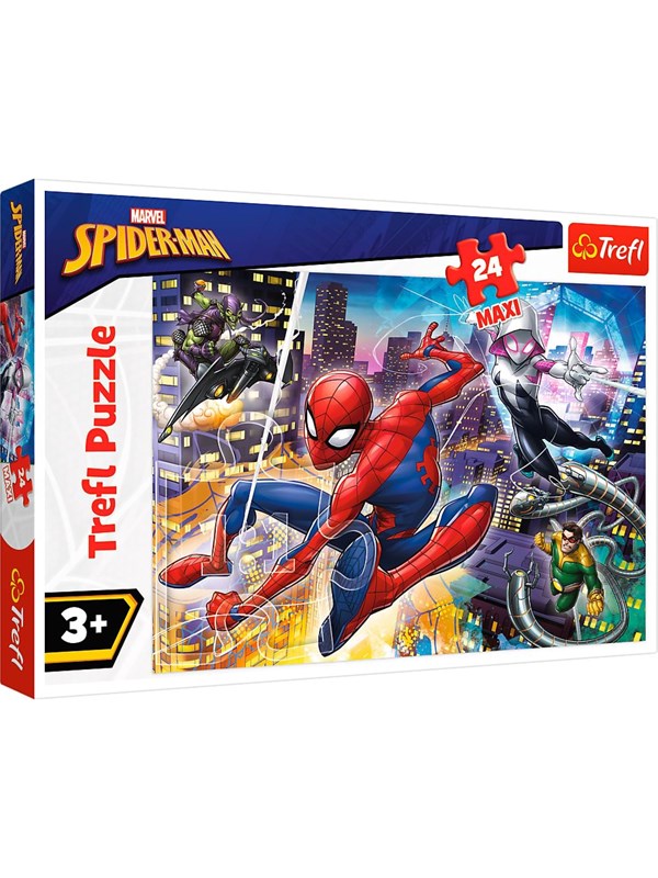 Trefl Puzzle - Spider-man - Fearless Spider-Man (24 Maxi pieces) 2D Pussel