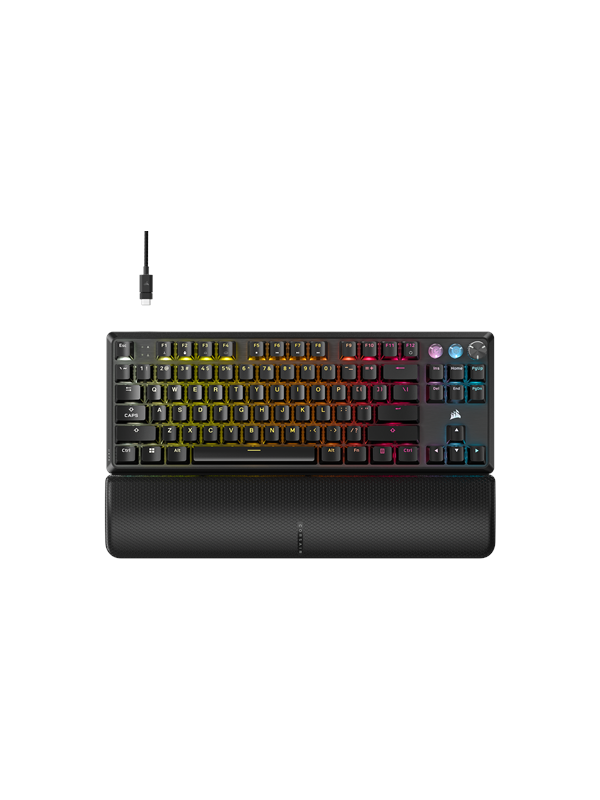 Corsair K70 PRO TKL - MGX Hall Effect - Gaming Tangentbord - Engelska (US) - Svart