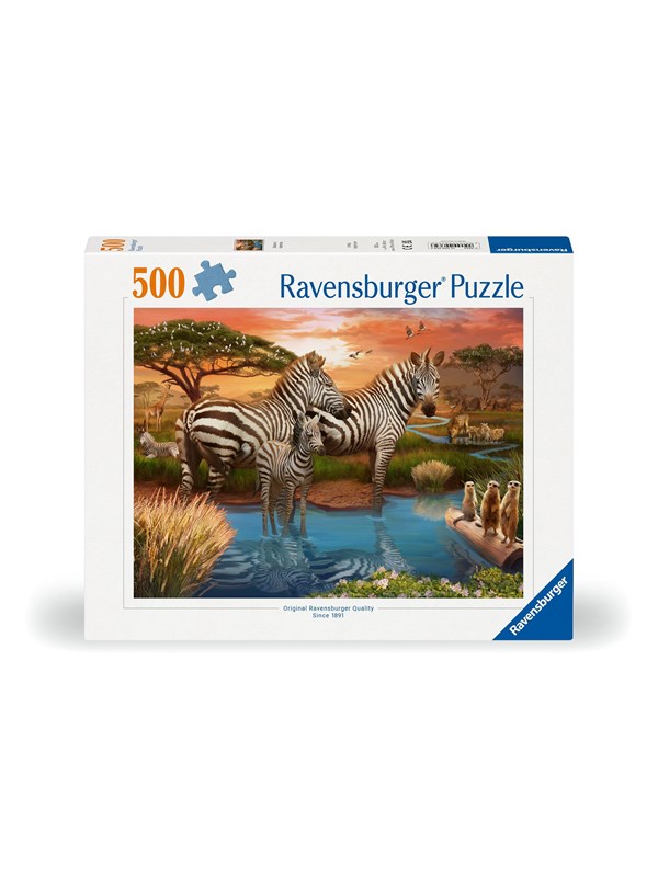 Ravensburger Zebras In Sunset 500p
