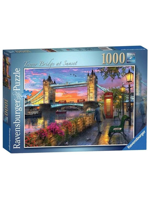 Ravensburger Tower Bridge At Sunset 1000p