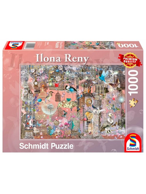 Schmidt Puzzle - Pink beauty (1000 pieces) 2D Pussel