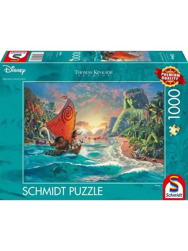 Schmidt Puzzle - Thomas Kinkade: Disney Vaiana Moana (1000 Pieces) 2D Pussel