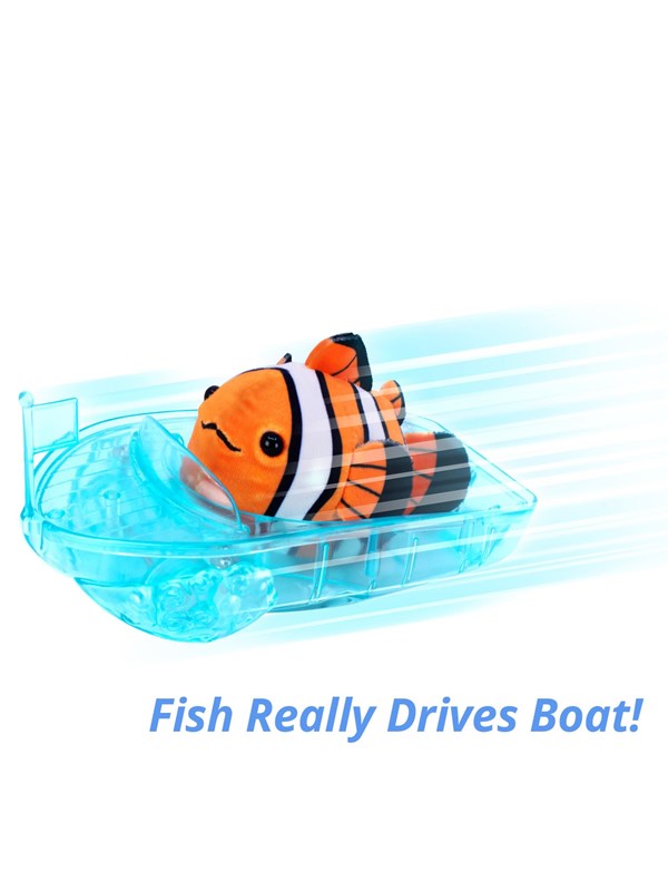 ZhuZhuPets Fish Boat/Dock