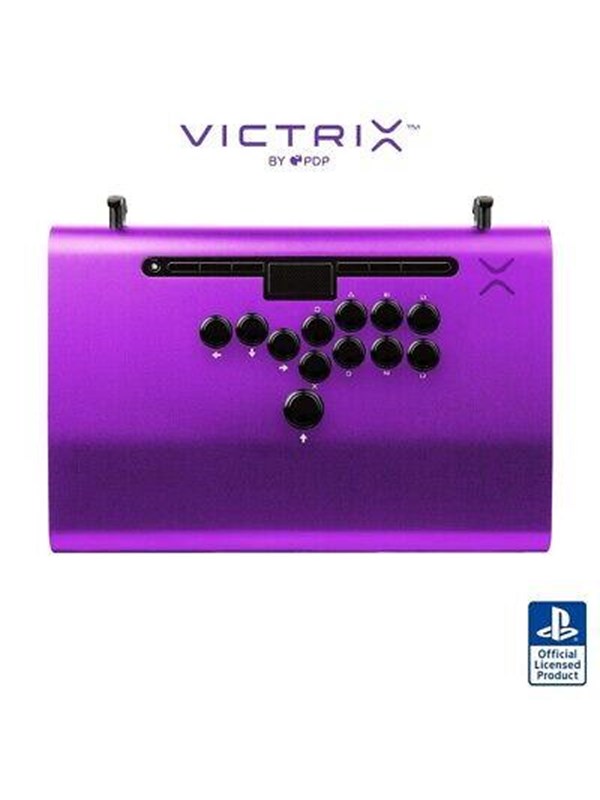Pdp Victrix Pro Fs 12 Arcade Fight Stick Purple Wired Arcade Stick Sony Playstation 4