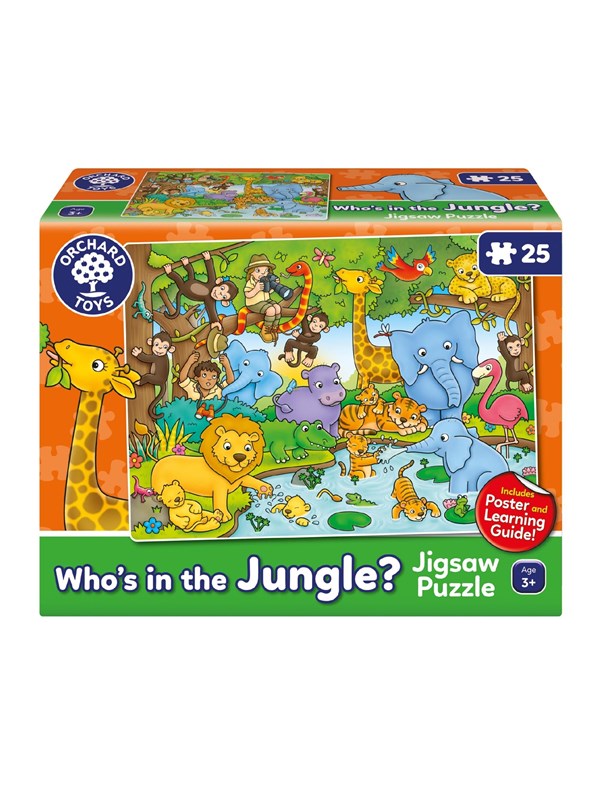 Orchard Who's In The Jungle - Puzzle 25 pcs 2D Pussel