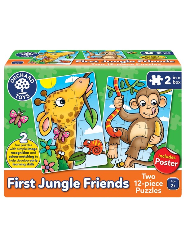 Orchard First Jungle Friends - Puzzle set 2D Pussel