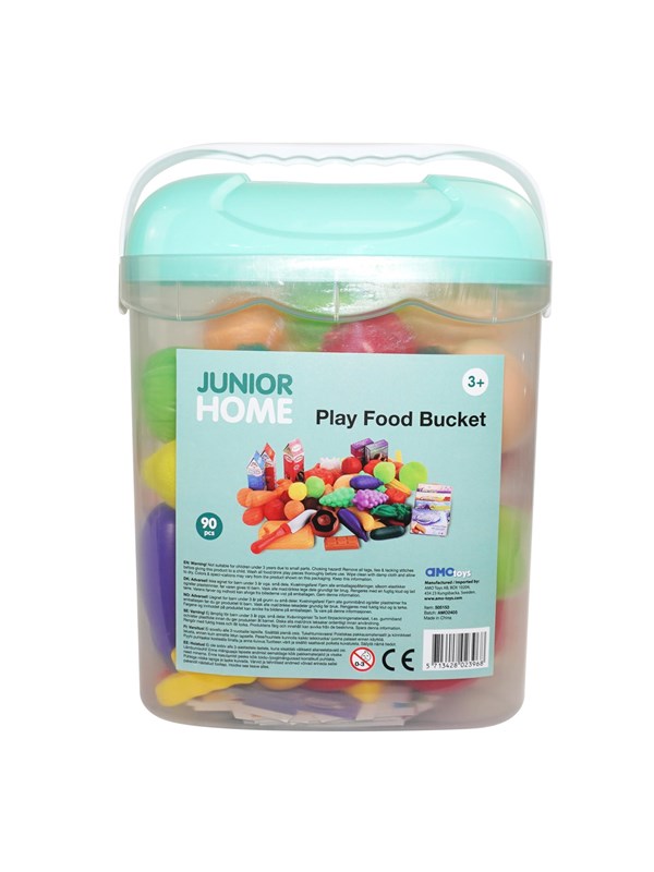 Junior Home Play Food Bucket 90 pcs