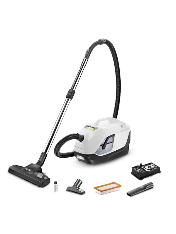 Produktfoto för Kärcher DS 6, 650 W, Cylinderdammsugare, Torr, Utan påse, 2 l, HEPA, Vatten
