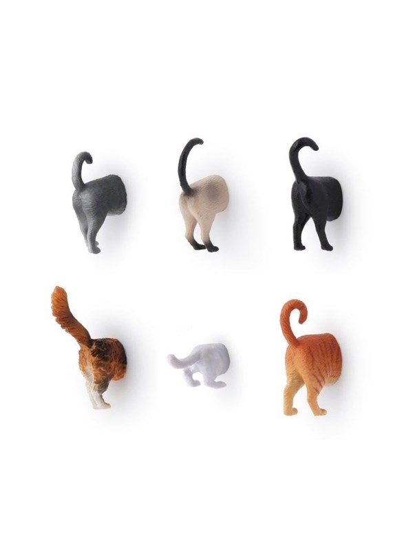 Alternativ bild 0 för Kikkerland Cat Butt Magnets