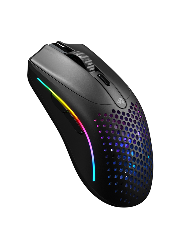 Glorious Model O 2 Mini Wireless - Matte Black - Gamingmus - Optic - 5 knappar - Svart