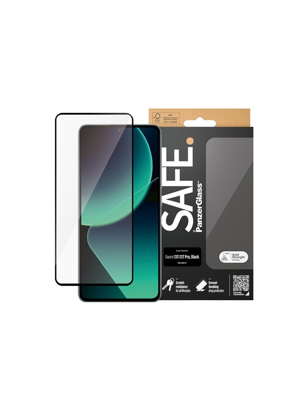 Safe. By Panzerglass Screen Protector Xiaomi 13t | 13t Pro | Ultra Wide Fit