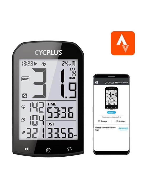 Cycplus Gps Bike Computer M1 Compatibile With Strava Trainingpeaks Etc.