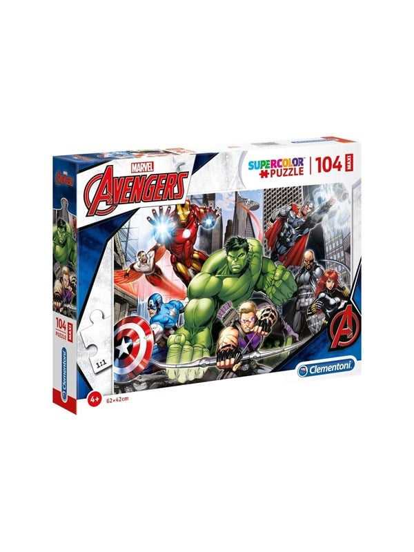 Clementoni Jigsaw Puzzle Super Color Maxi The Avengers 104pcs.