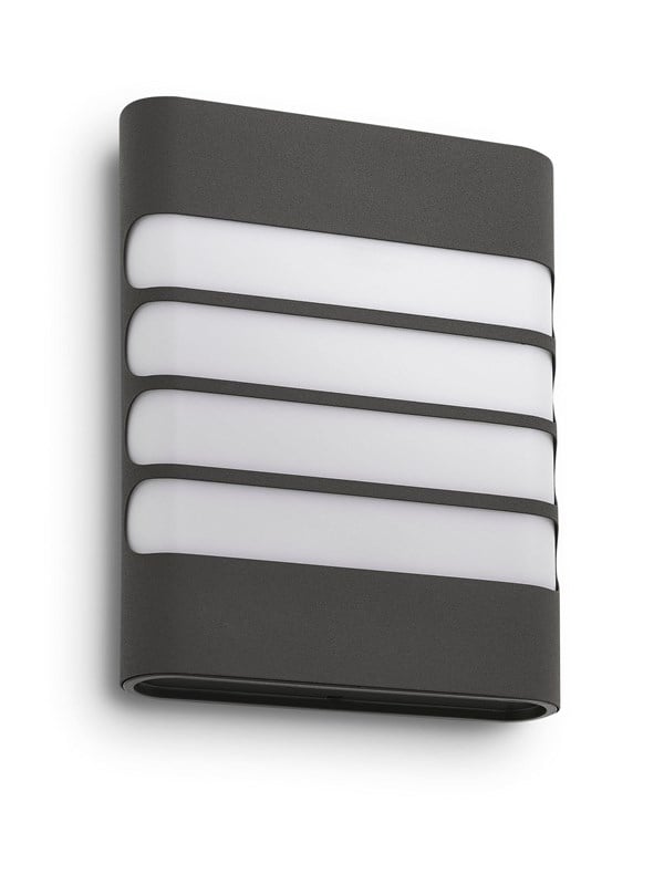 Philips Raccoon wall lantern LED antracit 1x4W