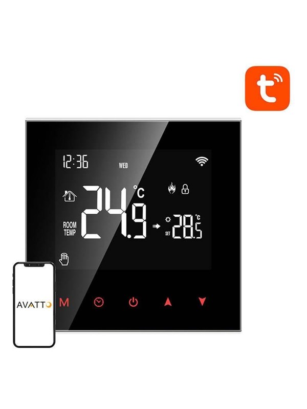 Avatto ZWT100 3A ZigBee TUYA smart DHW boiler thermostat