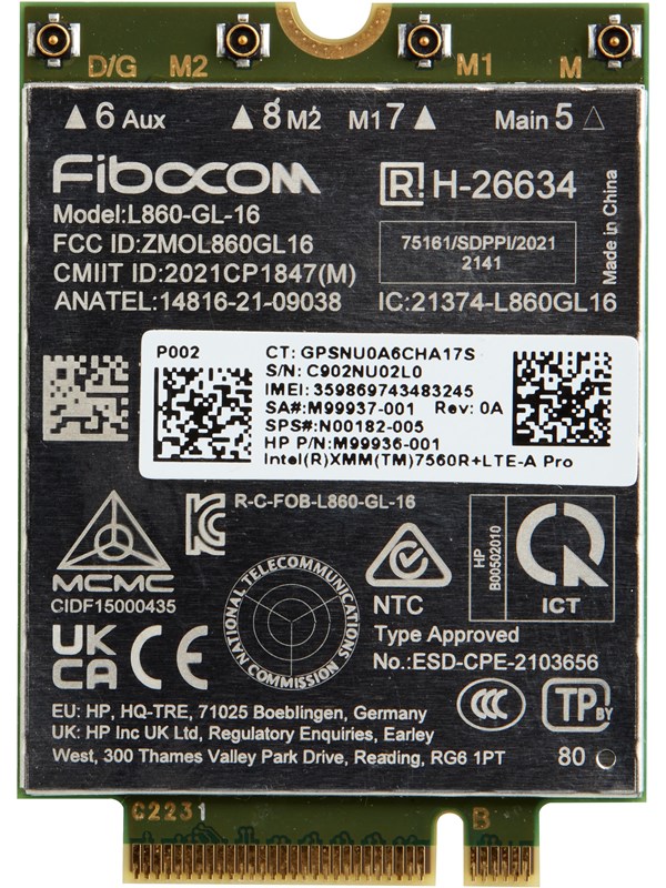 Alternativ bild 0 för HP - Trådlöst mobilmodem - 4G LTE Advanced Pro