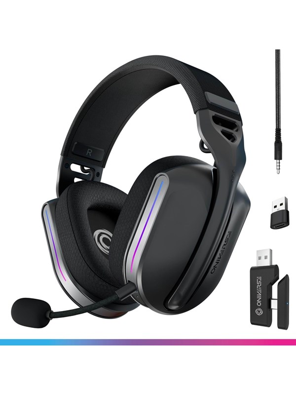 Oniverse Polaris Eclipse Black Wireless Headset Sony Playstation 4