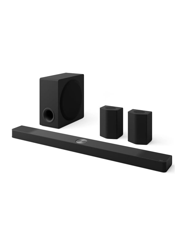 Produktfoto för LG S95TR, 9.1.5 kanaler, 810 W, DTS Digital Surround, DTS-HD HR, DTS-HD Master Audio, DTS:X, Dolby Atmos, Dolby Digital, Dolby..., AI Sound Pro, Bass Blast, Bass Blast+, Spil, Film, Musik, Sport, Standard, 4 ohm (O), 83 dB