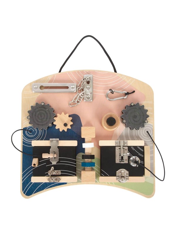 Small Foot Wooden Activity Board Rotation and Locks