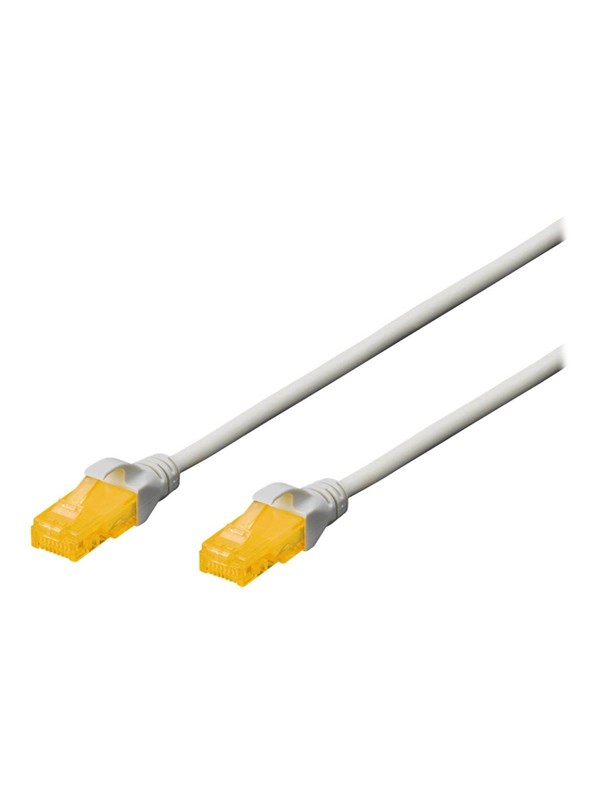 DIGITUS Professional patch cable - 5 m - grey - Grå - 5m