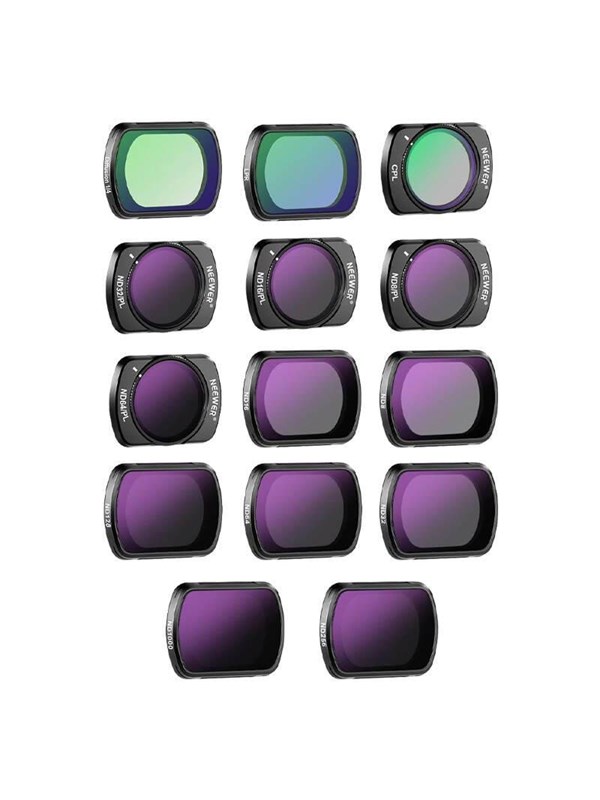 Neewer Filter Set For Dji Osmo Pocket 3 Fl P10 Nd8~1000 Lpr .mist1/4 Cpl Nd8/pl~nd64/pl