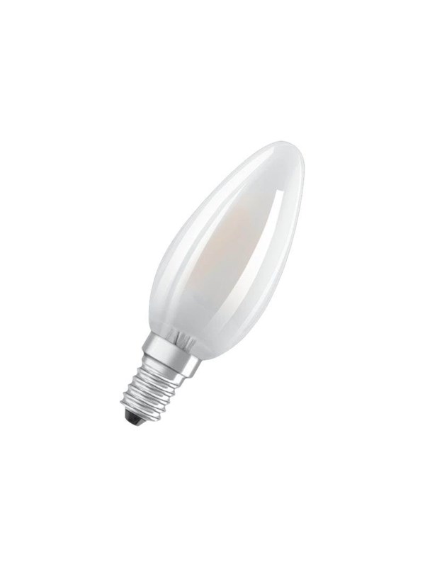 Osram LED-glödlampa B35 4 W/827 frosted 2-pack E14