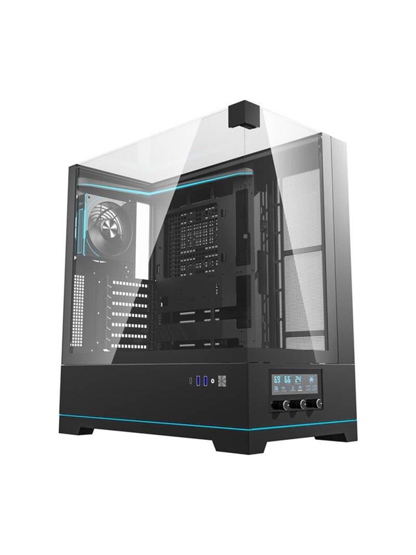 Darkflash Dy450 Pro Computer Case Fan Black Chassi Miditower Svart