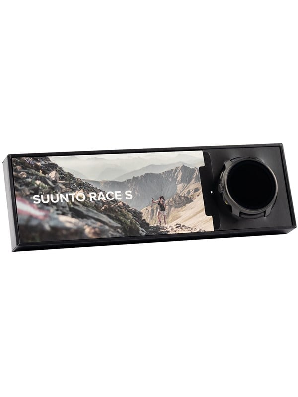 Suunto Race S - glass fibre reinforced polyamide - sport watch with strap - gray gradient - 32 GB - titanium graphite
