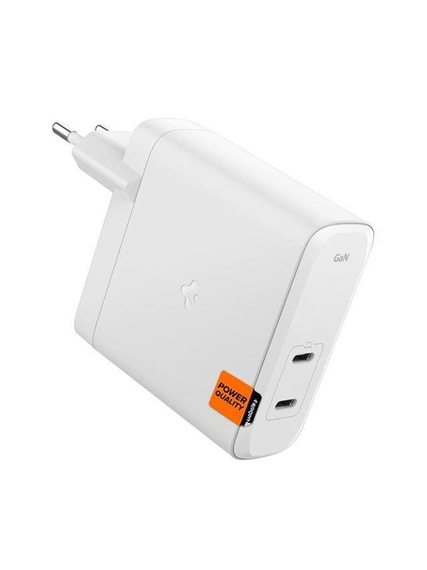 Spigen ArcStation Pro 140W Wall Charger - white - GaN / 2-Port