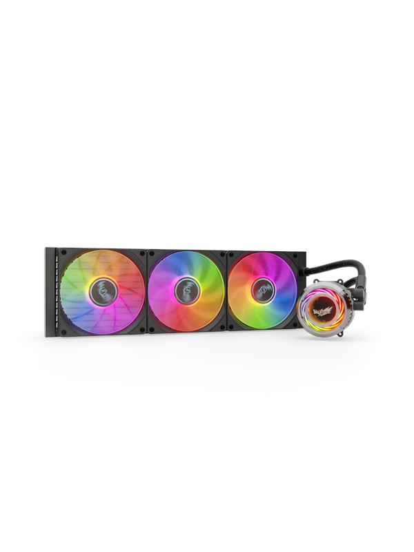 Valkyrie Jarn 360 Mm Svart Cpu Vattenkylare Max 34 Dba