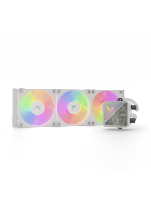 Valkyrie V360 Mm Lite Vit Cpu Vattenkylare Max 32 Dba