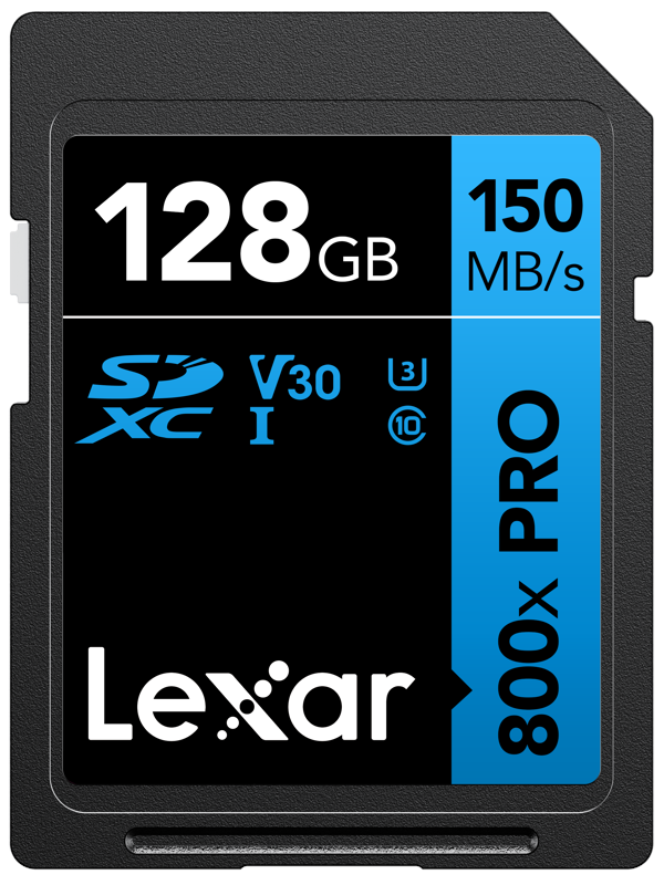 Lexar Pro 800x Sd 150mb/s 128gb