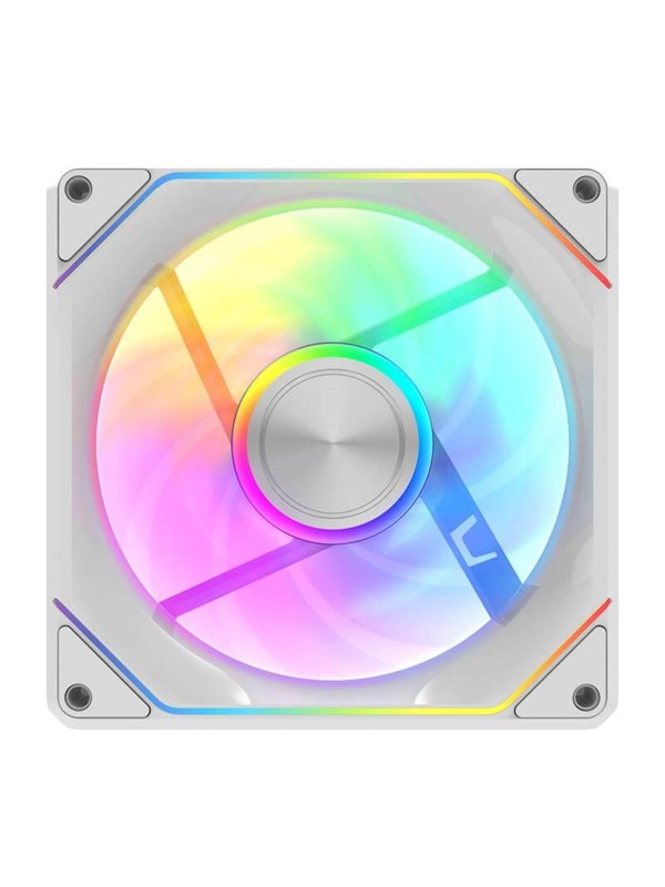 Darkflash Gauss G24 Computer Fan White Chassi Flakt 120mm Vit 33 Dba