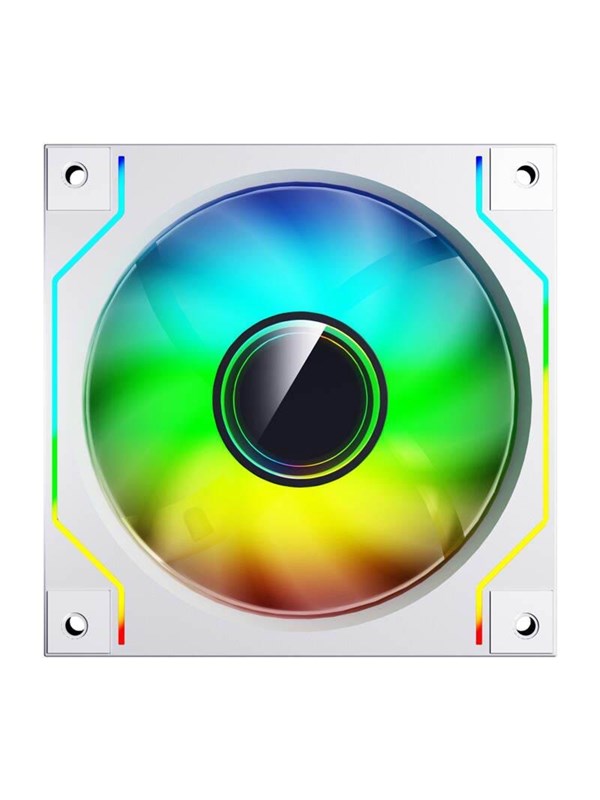 Darkflash Dm20 Computer Fan White Chassi Flakt 120mm Vit 32 Dba
