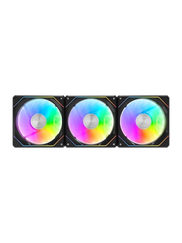 Darkflash Gauss G24 3 In 1 Computer Fans Black Chassi Flakt 120mm Svart 33 Dba