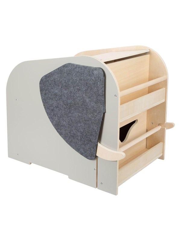 Small Foot Wooden Toy Box Elephant on Wheels with Seat