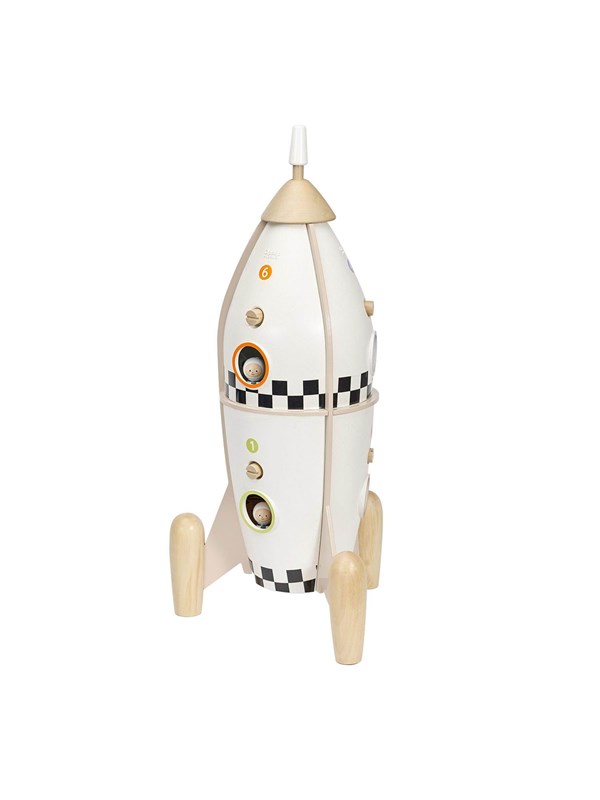 Classic World Wooden Construction Rocket 51 pcs.