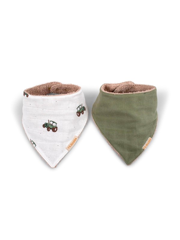 Filibabba Bandana bib 2-pack - Tractor - Köp för SEK 131 - Spara 27%