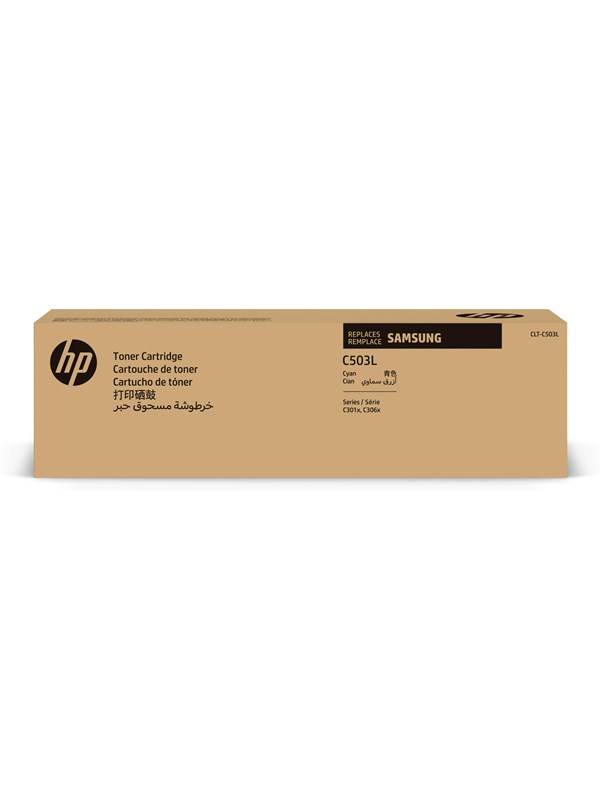 Samsung Toner Su014a Clt C503l Cyan Tonerkassett Blå