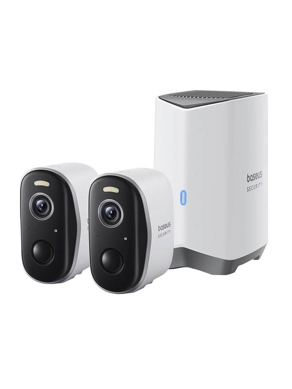 Baseus N1 2K Outdoor Camera Set of 2 (White)