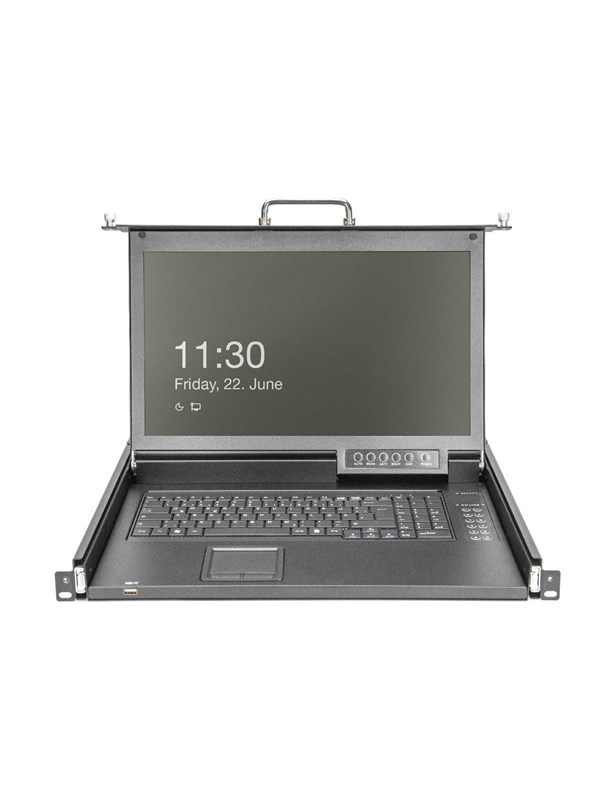 17" DIGITUS KVM console - Full HD (1080p) - 17"