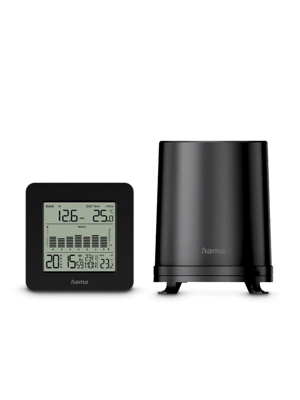 Alternativ bild 0 för Hama Mykonos Weather Station with Pluviometer and Outdoor Sensor